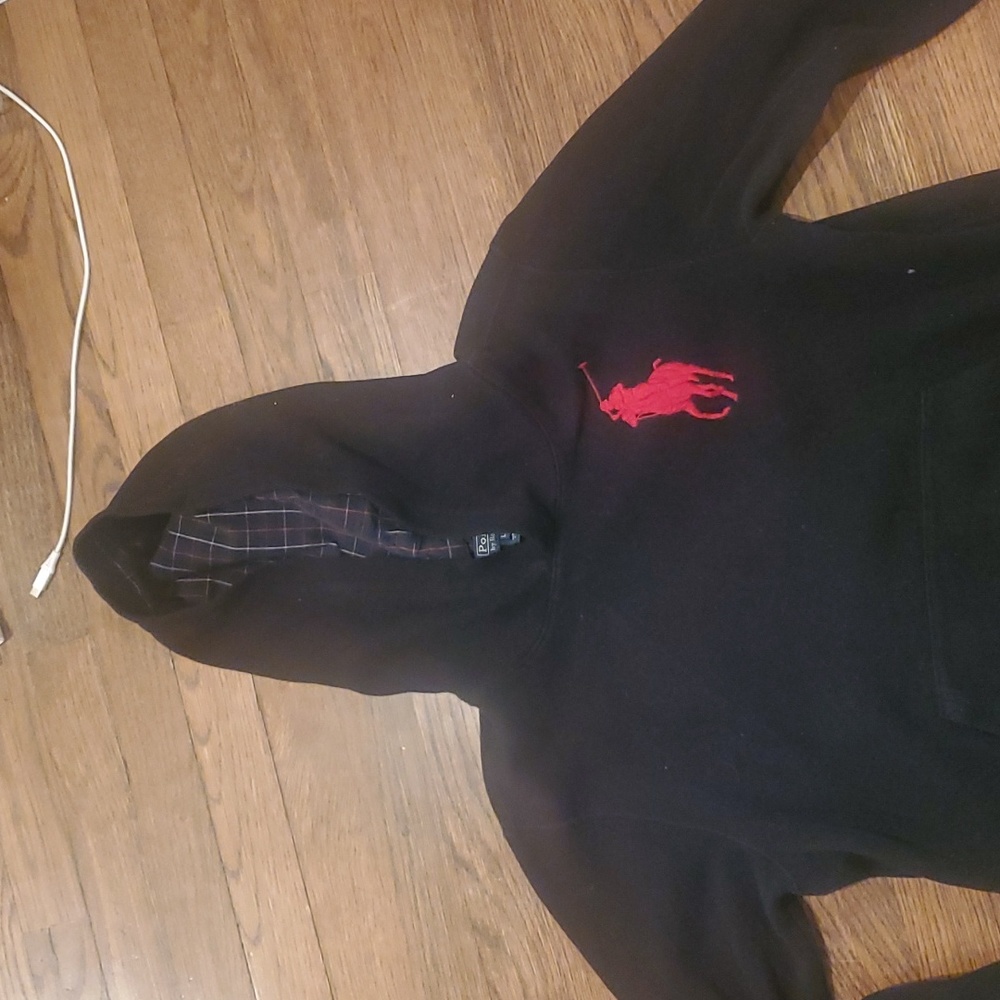 POLO Youth Hoodie...Runs small even tho size says L 14-16.. I would say maybe 12